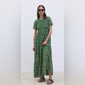 Zara Green Maxi Dress